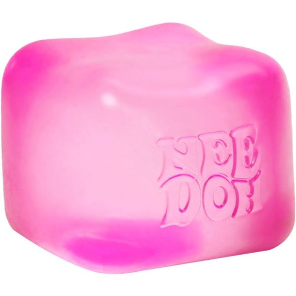 NeeDoh Nice Cube - Solid Squish - Pink
