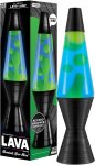 Lava The Original Lamp - 14.5'' Vinyl Record Grooved Base - Classic Liquid Motion Lamp - Yellow and Blue Liquid - Item #2020 (Amazon Exclusive)