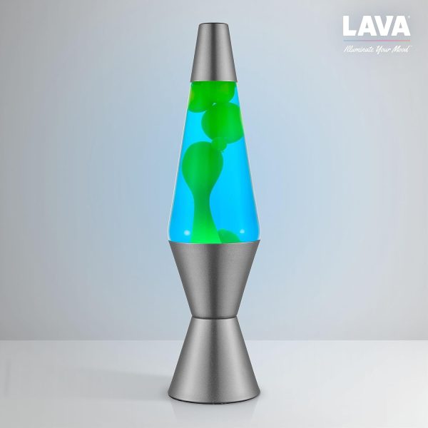 Lava? Lamp - 14.5 Deep Ocean - The Original Motion Light - Yellow/Green Wax and Blue Liquid - Item #2634 (Amazon Exclusive)